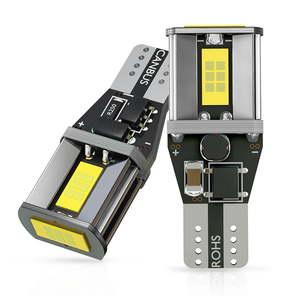 

T15 3-smd3570 w16w CANbus LED bulb no error car reversing light 12 v 6000 K rear LED stop light