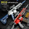 Soft Bullet Toy Gun Eva Sniper Rifle Manual Loading M416 Gun Toy Weapon Boys Toy Gun Cs Fighting Fake Gun Toy A28 2