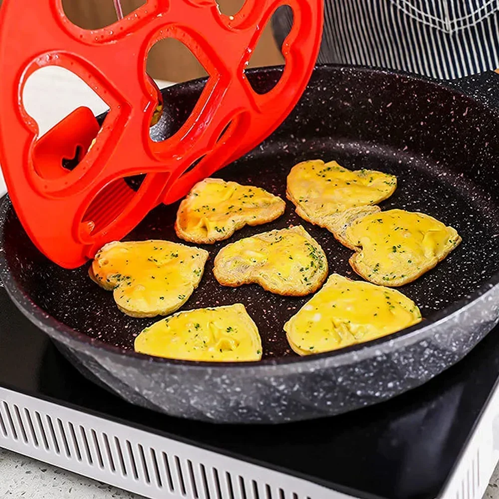  ANLIN Non stick Omelet Maker Egg Pan Flip Perfect Breakfast  Eggs Omelette Pan Family Kitchen Tool Use: Home & Kitchen