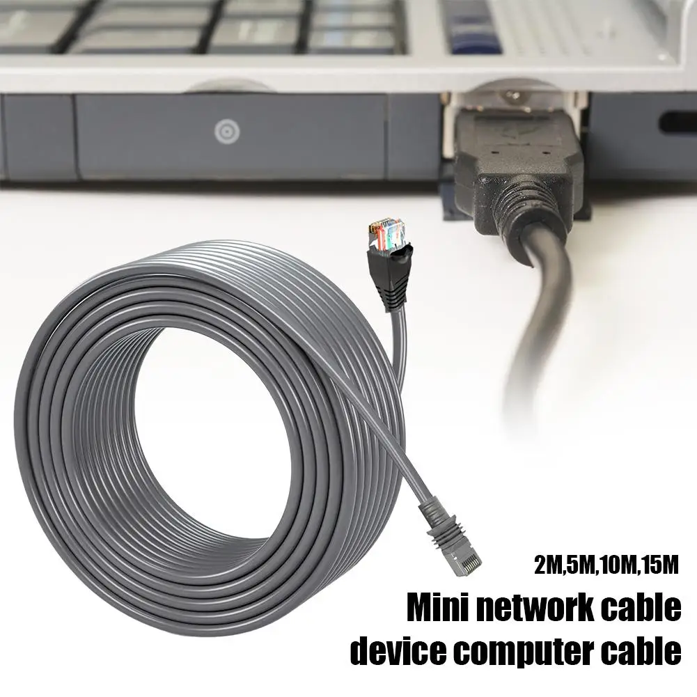 2M/5M/15M Computer Cable High-speed Transmission Network Cable Suitable For Starlink Mini CAT6 1200Mbps Short Circuit Protection 2