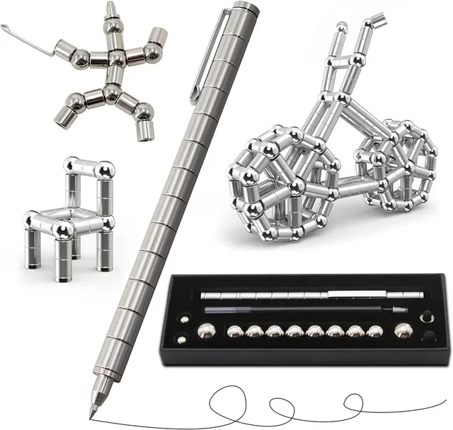 Multi-Function Novelty Pen to Alleviate Restlessness Fantastic Anxiety-Relief Magnetic Pen Perfect Gift for Friends