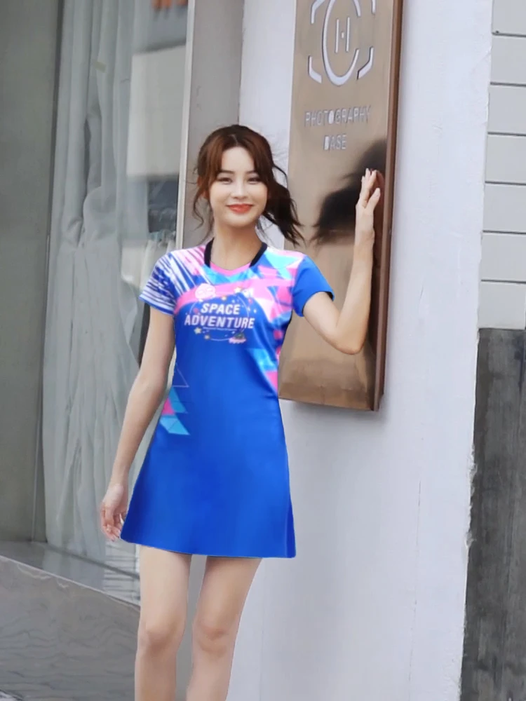 Sports dress badminton tennis golf Volleyball dresses women's badminton Casual sportswear tennis Breathable Short Sleeves