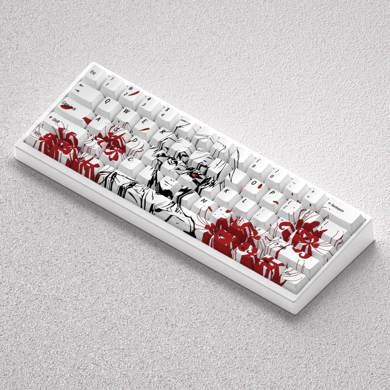 68pcs Tokyo Ghoul Kaneki Ken ABS Universal Mechanical Keyboard