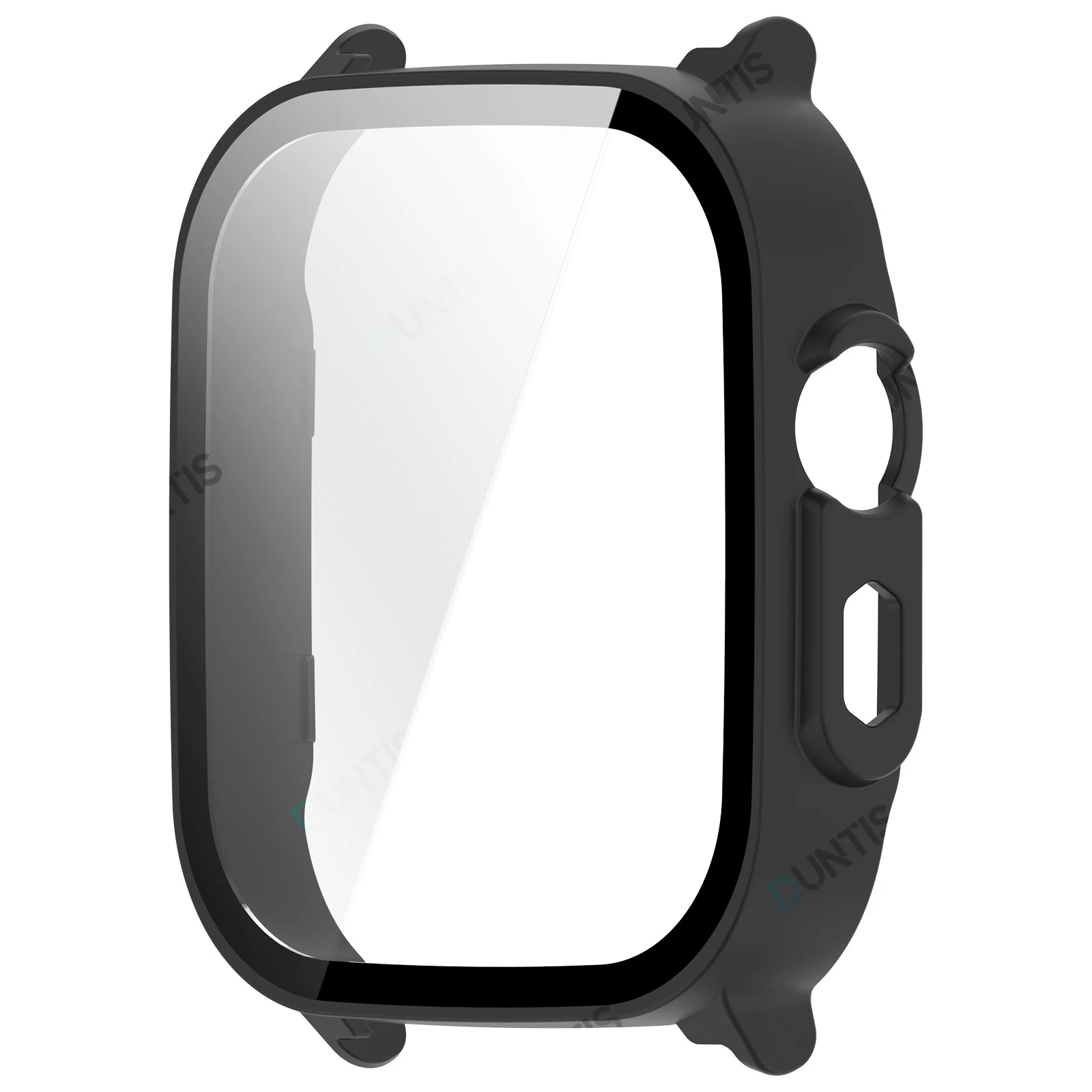 All-Around Protective Glass + PC Bumper Case for Smartwatch, Anti-scratch Screen Protector Cover.