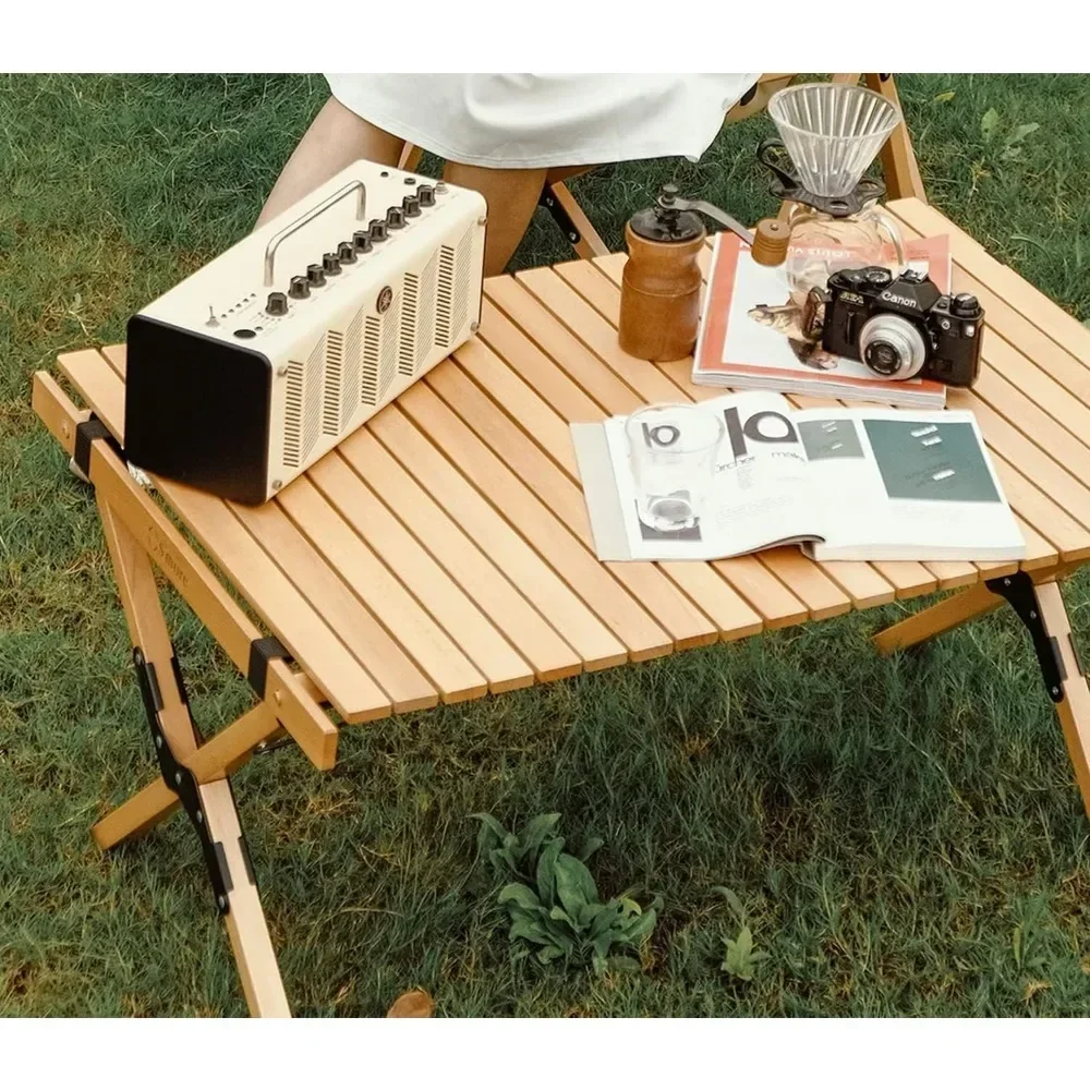 

Folding Camping Table, Portable Picnic Table with Tote Bag for Picnic, Camping, Travel, Party, Garden, Easy To Assemble