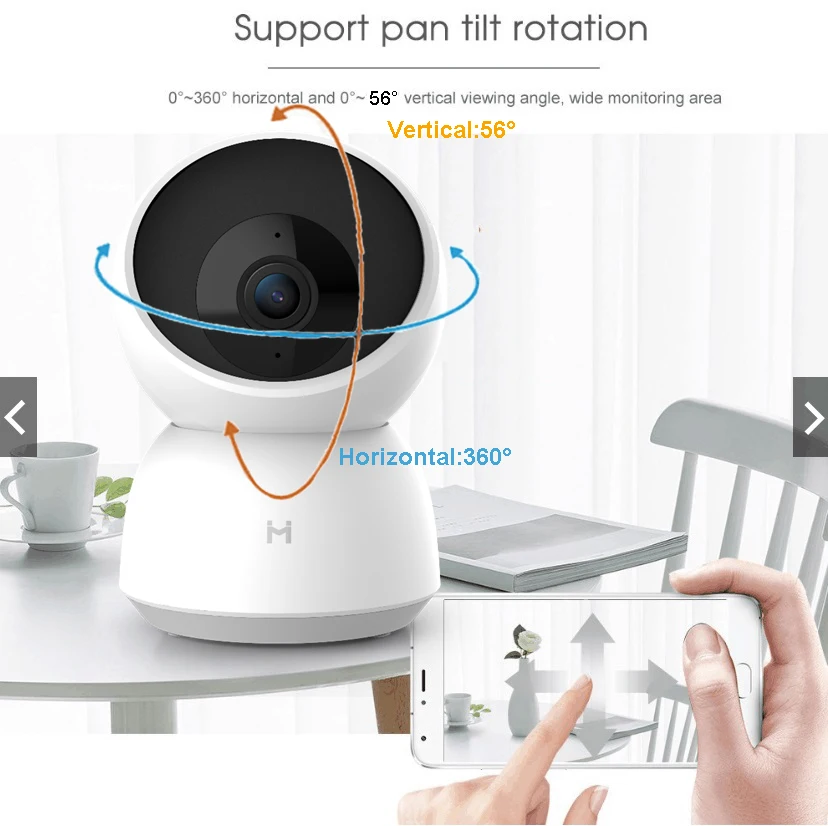 Smart for Xiaomi Camera 2K 1296P HD 1080P 360 Angle WIFI Night Webcam Video IP Camera Baby Security Monitoring Mi Home APP
