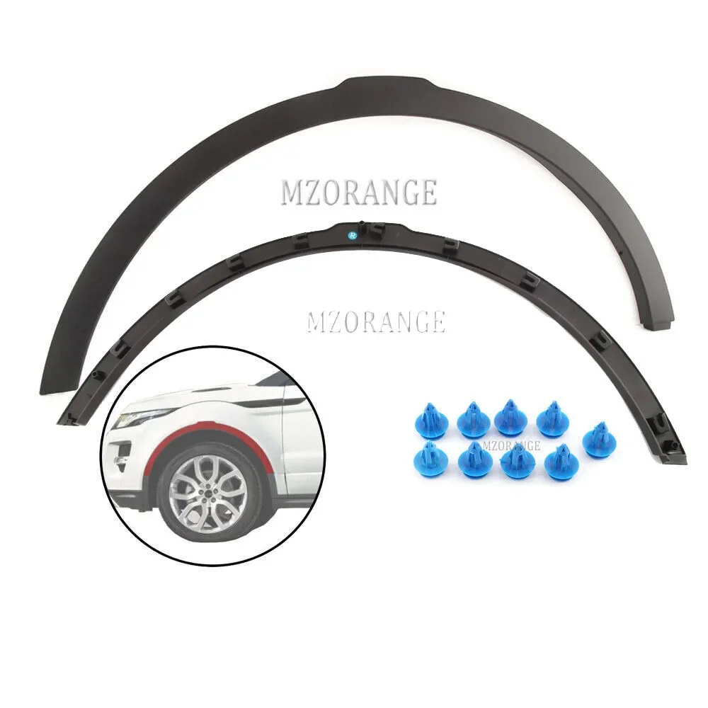 Front Car Wheel Arch Moulding Fender Land Rover Range Rover Evoque 2012 2013 2014 2015 Flares Wheel Arches Trim fender flares car wheel fenders