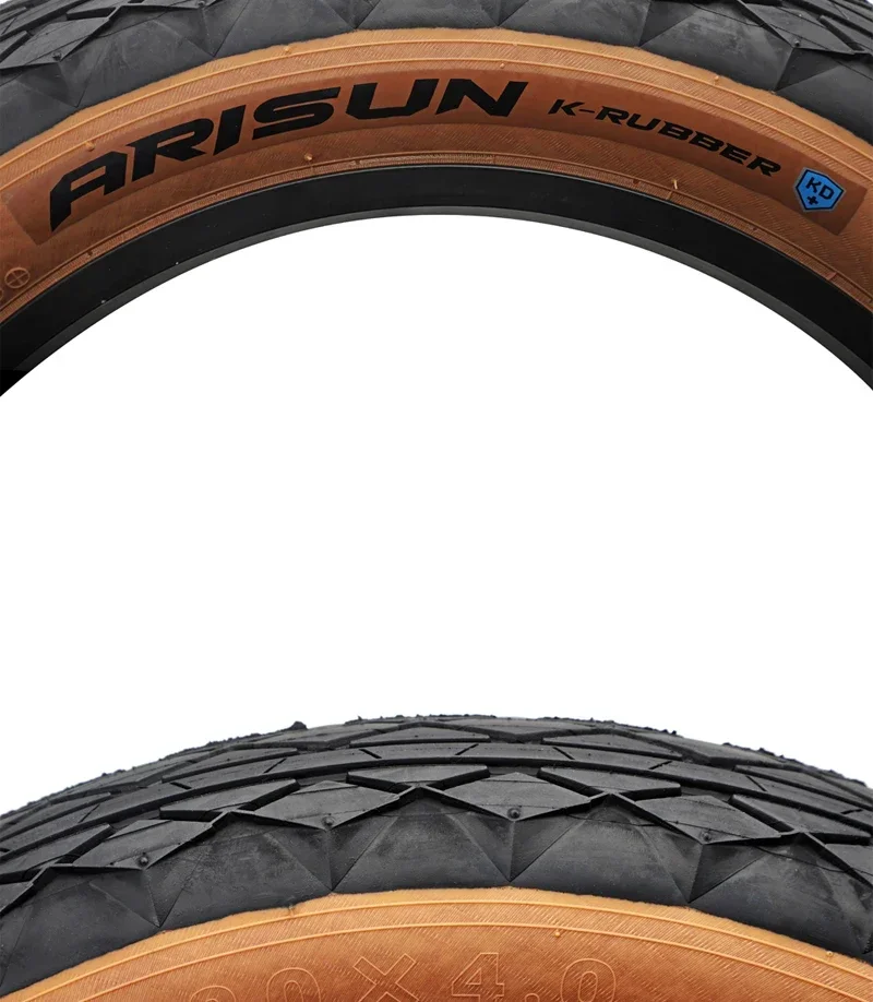 Powerful Fat Tire Ebike Tire 20x4.0 With 60TPI Puncture Proof Snow Traction