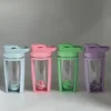 Shaking Cup 500ML Plastic Double - Layer Graduated Durable Leakproof Protein Shake Mixing for Fitness Sports Bottle Water 2