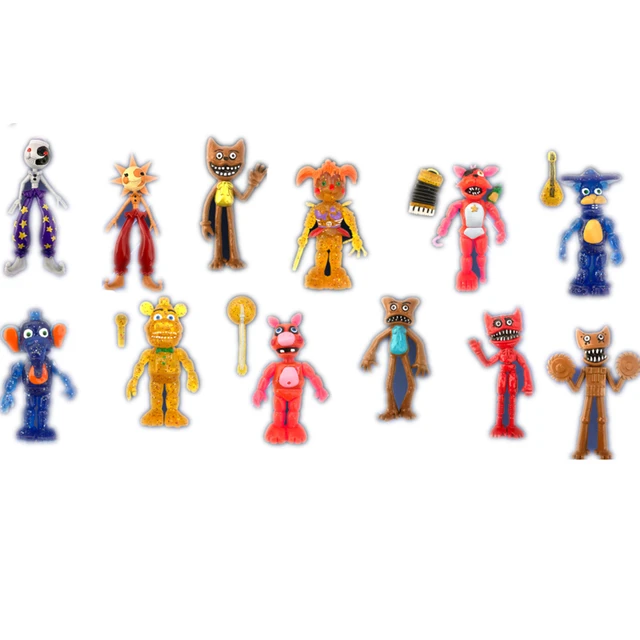 Cinco Noites No Freddy's Fnaf World - Kit Com 6 Personagens!