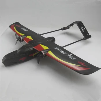 SKY HAWK V2 Double Vertical Tail Double Motor Front Pull Version FPV RC Aircraft Fixed Wing Model Remote Controlled Adult Toy 1