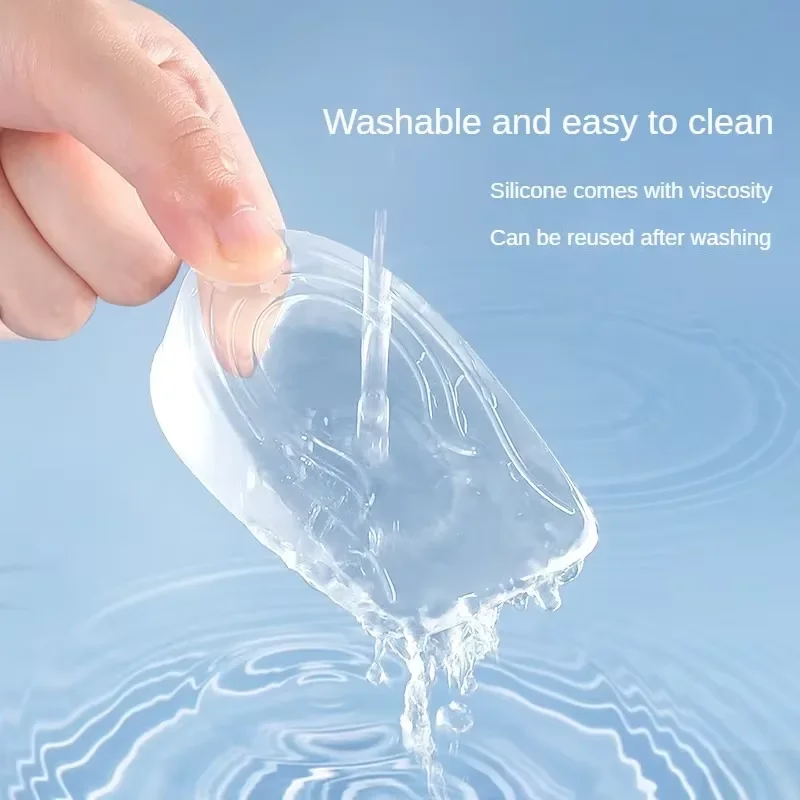 High Quality Heightened Insole Height Increase Half Shoes Pad Men Women Silicone Gel Invisible Growing Heel 1.5-3.5cm Lift Soles