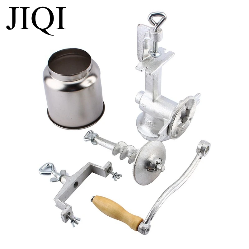 JIQI Grain Grinder Malt Crusher Craft Beer Factory Price High Quality Crusher Wholesale Nut Crusher Brewing Tool Maize Crusher 5