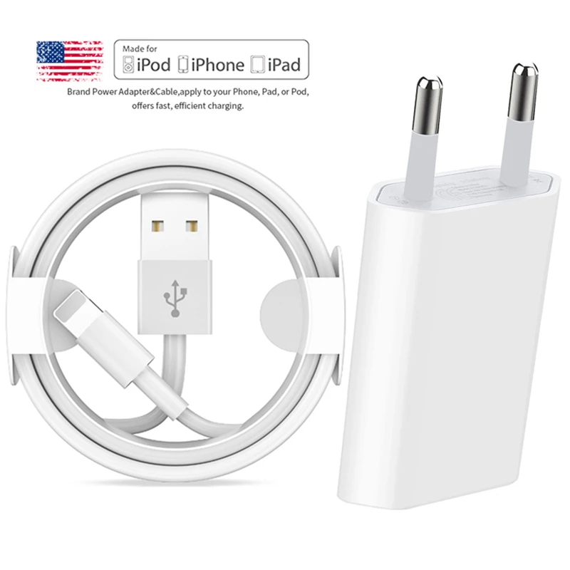 Cable de datos de carga rápida para teléfono Apple, Cargador USB con