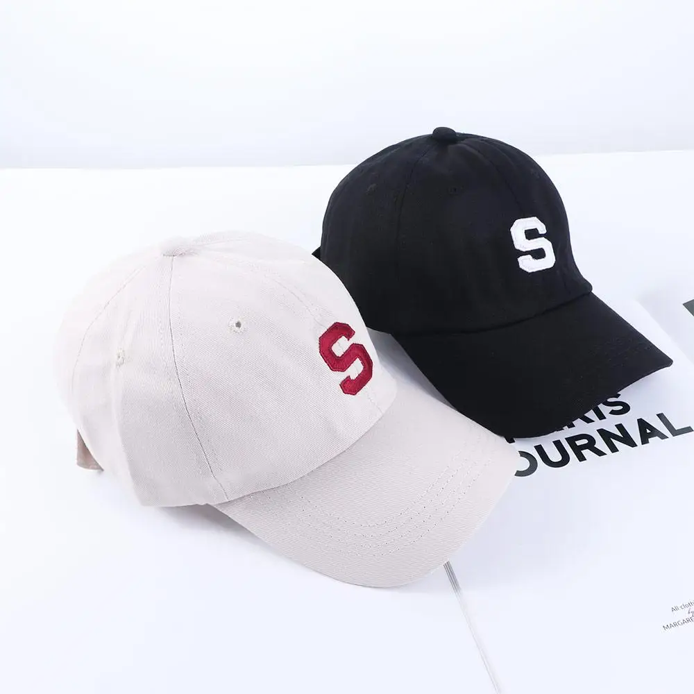 

Casual Wild Spring Summer Embroidery Unisex Women Sport Caps Letter S Baseball Cap Baseball Cap Korean Style Sun Hat