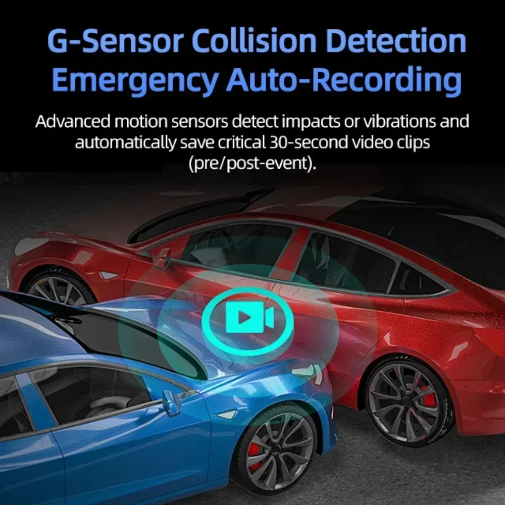 PEGATAH 4G LTE Dash Cam 4K Recording Car Camera DVR Night Vision Video Recorder Remote Monitoring 24H Parking Monitor Camera ACC