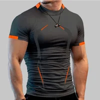 Sportswear Gym Breathable T Shirt Men Quick Drying Jogging T-Shirt 1