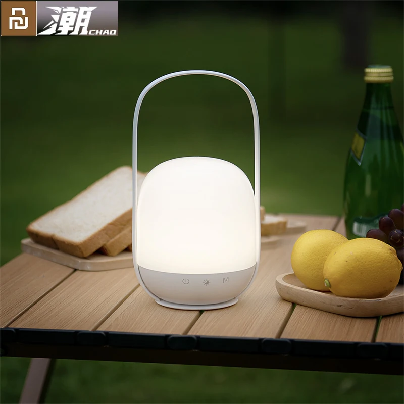 

Youpin Chao Camping Light Type-c Rechargeable 1200mAh colorful Remote Control Flashlight For Outdoor Tent Lamp Emergency Lantern