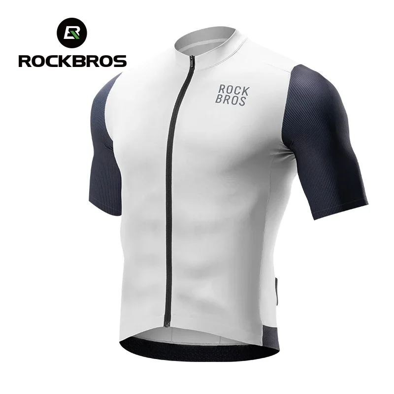 thumbnail image 1 of Camiseta de ciclismo ROCKBROS para hombre, de verano, de manga corta, de secado rápido, para ciclismo de montaña o de carretera, con corte 3D, 1 of 5