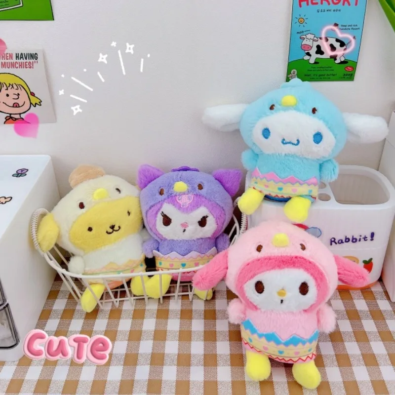 

2024 Sanrio My Melody Kuromi Cinnamoroll Plush Keychain Dolls Bag Pendant Ornament Accessories Anime Kawaii Cute Gifts Wholesale