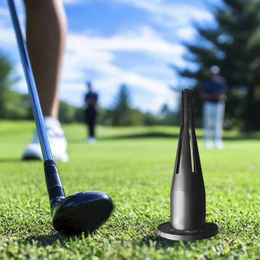 1Pc 재사용 가능한 검은 플라스틱 골프 클럽 그립 Regripping 설치 도구 휴대용 골프 샤프트 풀러 설치 및 제거 도구