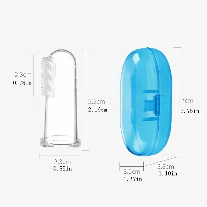 Pet Finger Toothbrush 5PCS Easy Effective Dental Care for Dogs and Cats
