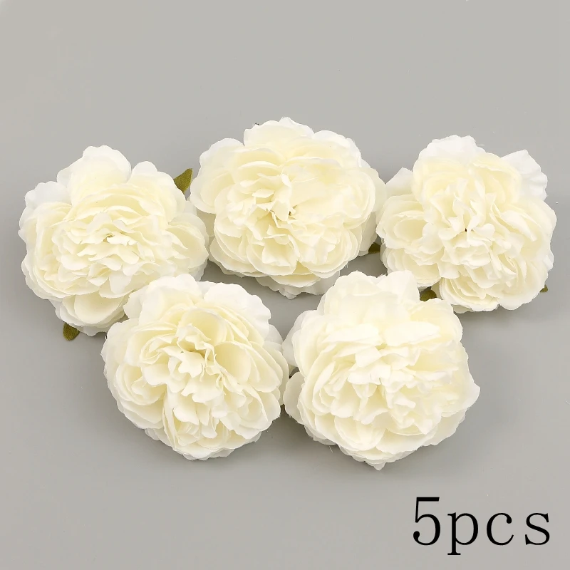 Weiße Serie Rose Künstliche Blumen Seide Kunstblumen für Heimdekoration Hochzeitsdekoration DIY Kranz Geschenk Zubehör Ornamente – Detail 10