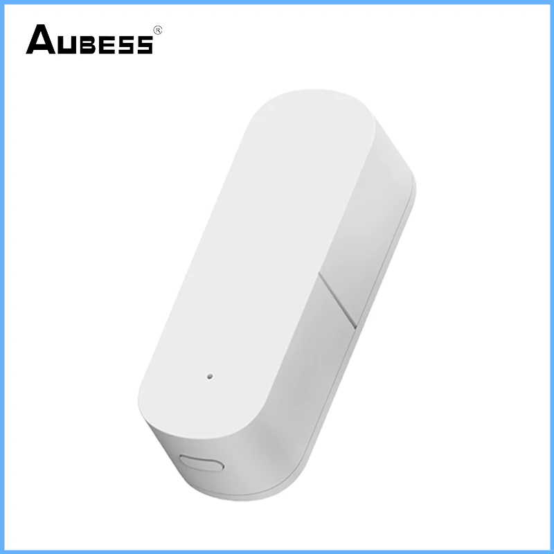 traffic light Aubess Zigbee Smart Vibration Sensor Detection Window Door Sensor Tuya Smart Life APP Notification Real-Time Motion Shock Alarm sound alarm device Alarms & Sensors