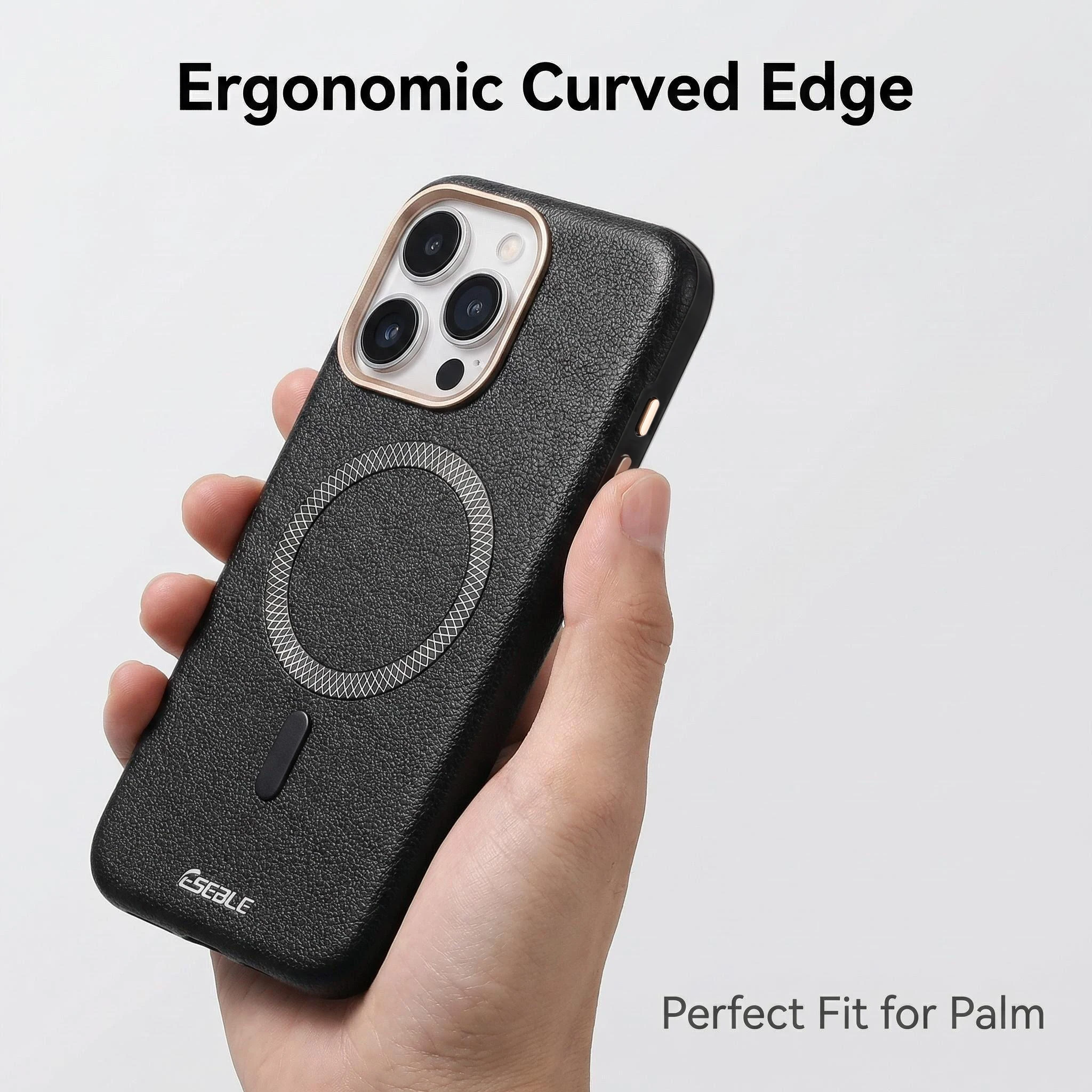 Eseble Magnetic Absorption Phone Case with Lightweight TPU Full Coverage Anti-Fall Protection