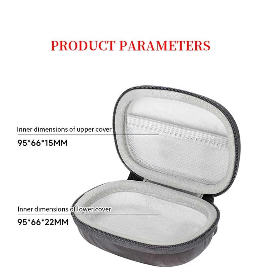 Hard EVA Storage Bag for Cleer Arc5 Earbuds Box Arc 5 TWS Ture Wireless Earbuds Travel Carrying Case