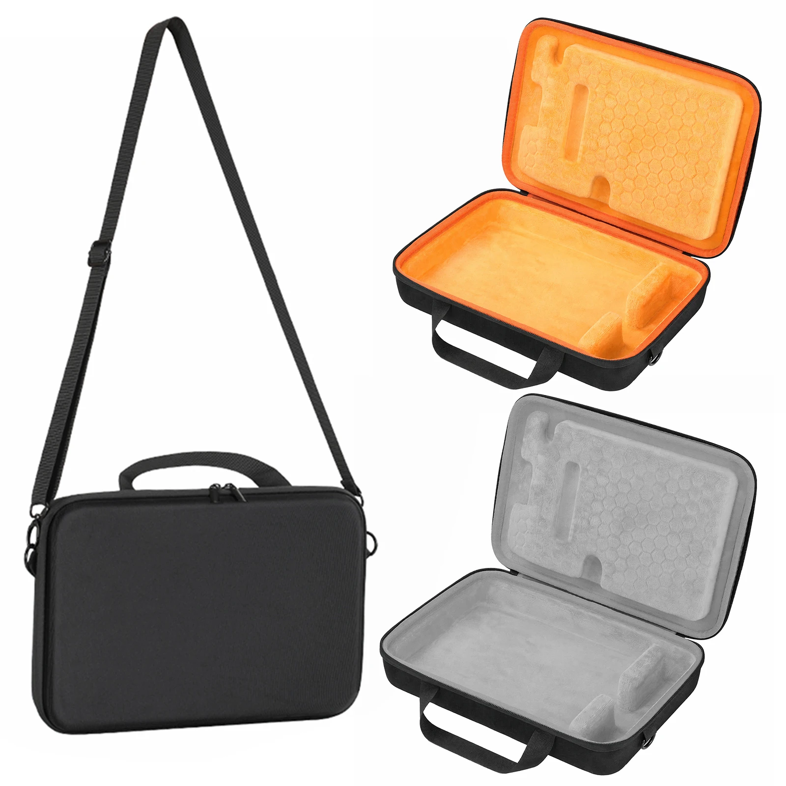 Deluxe Waterproof EVA Storage Case for Samplers - Travel-Friendly with Shoulder Strap & Handle