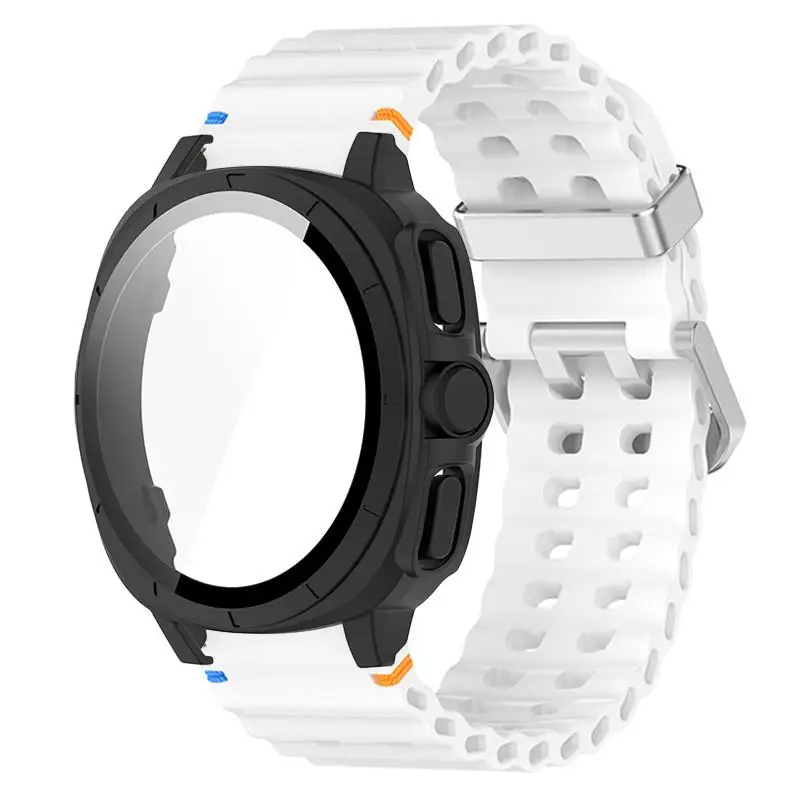 Enhanced 2-in-1 Sports Silicone Watch Case and Strap