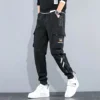 Fashion Multi Pocket Drawstring Cargo Pants Men's Casual Cargo Pants For Summer Autumn Outdoor Hip Hop Sweatpants Men Women 3