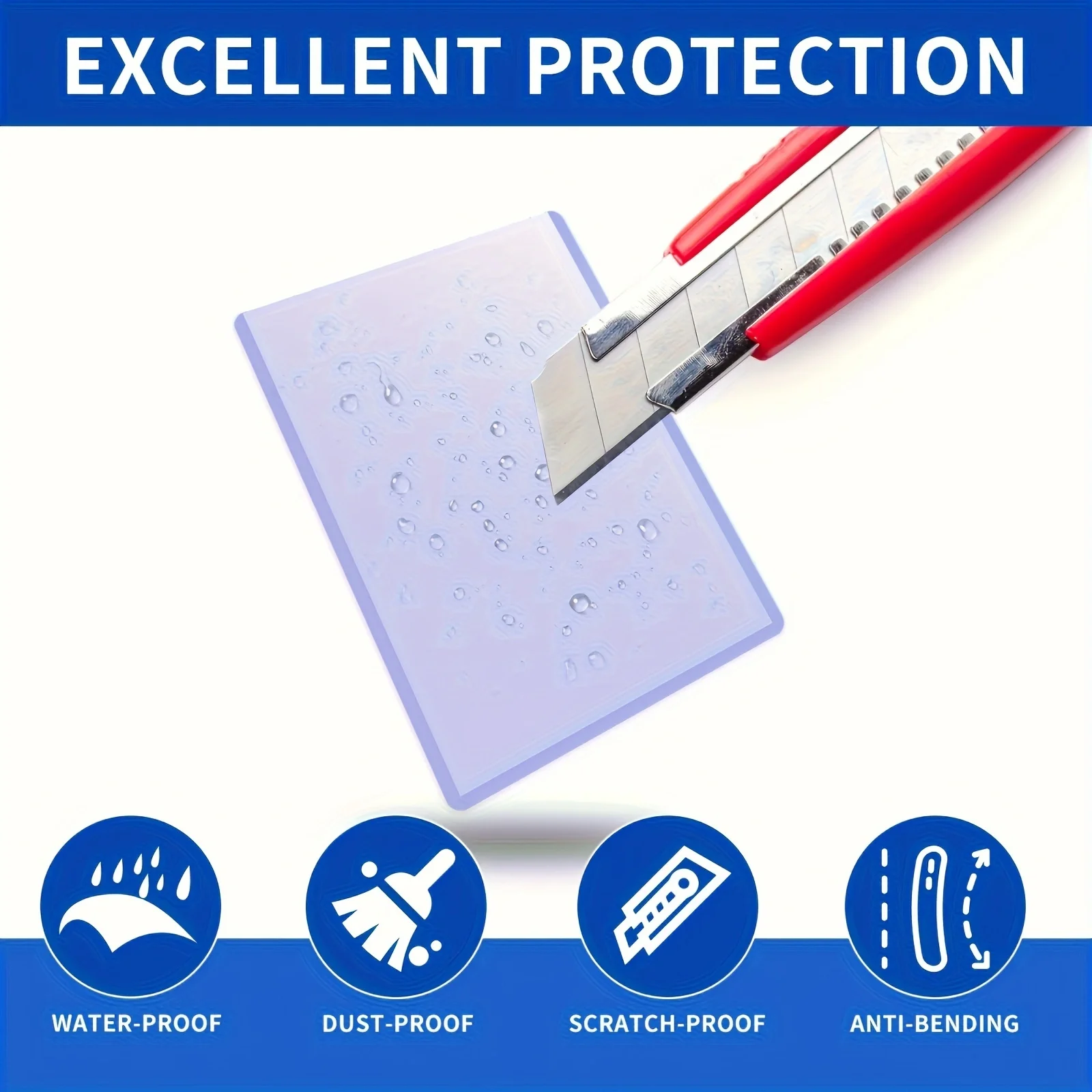 25/50/100 count card sleeve for cards 3"x4" Baseball card sleeve Hard plastic protector for game trading cards sports
