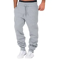 Men Loose Sport Running Sweatpants Winter Warm Fleece Fitness Training Pants Men Straight Trousers Tracksuit Jogging Sportswear - Image 3
