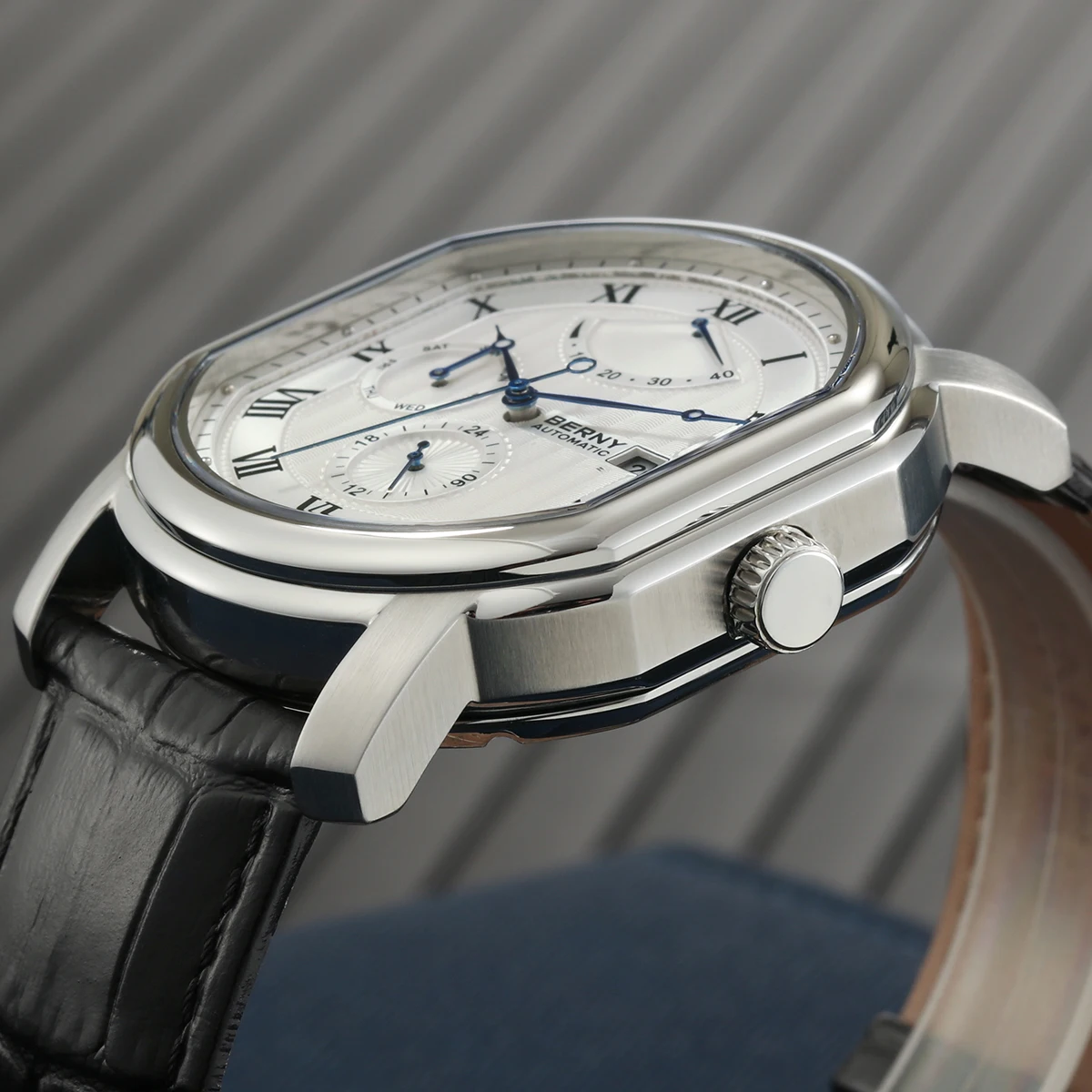 Männer mechanische Uhr Miyota 9110 Movt automatische Armbanduhr  