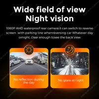 Navifly AHD 1080P caméra de recul de voiture caméra de recul universelle de stationnement Vision nocturne étanche AHD Image couleur 2