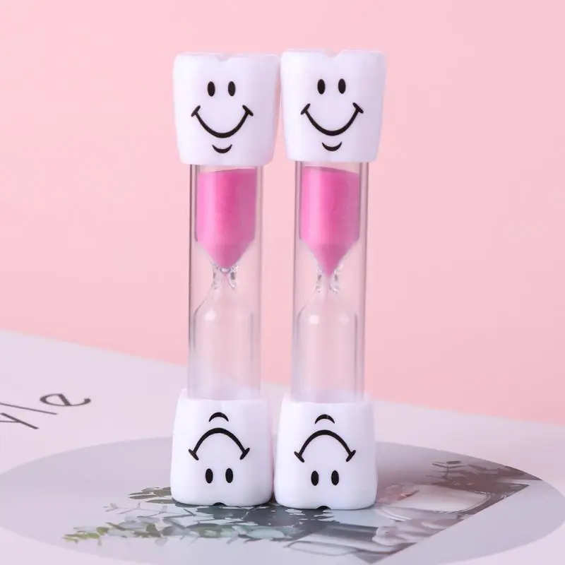Sand Timer Liquid Hourglass Timer Colored Hourglass 1/2/4PCS Minute Smiling Face Tooth Brushing Hourglass Creative Sand Clock Toothbrush Timer Desktop Ornament For Children Kids