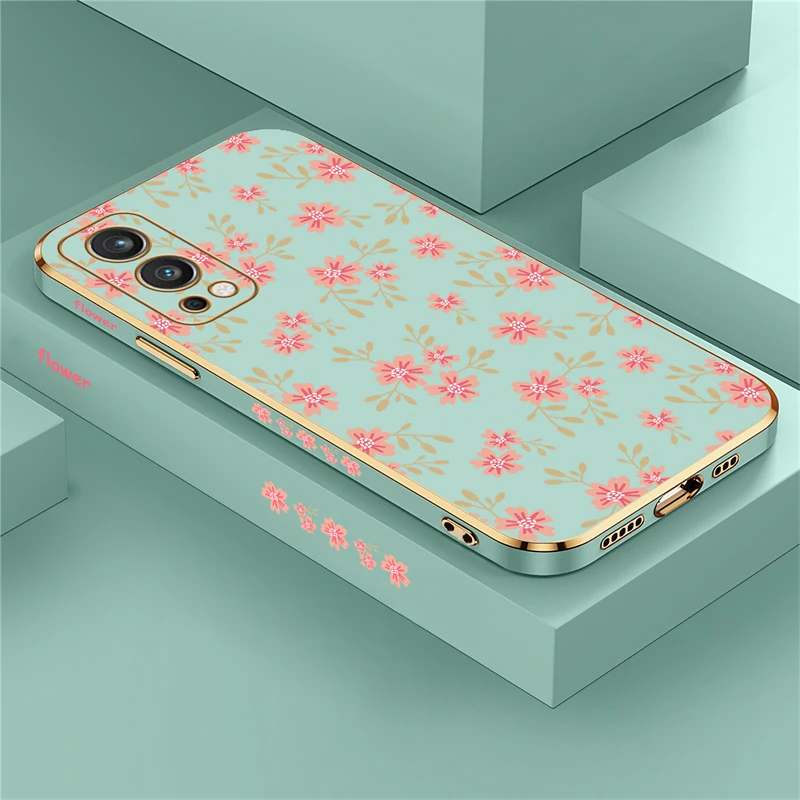 Floral Shockproof Soft Silicone Phone Case