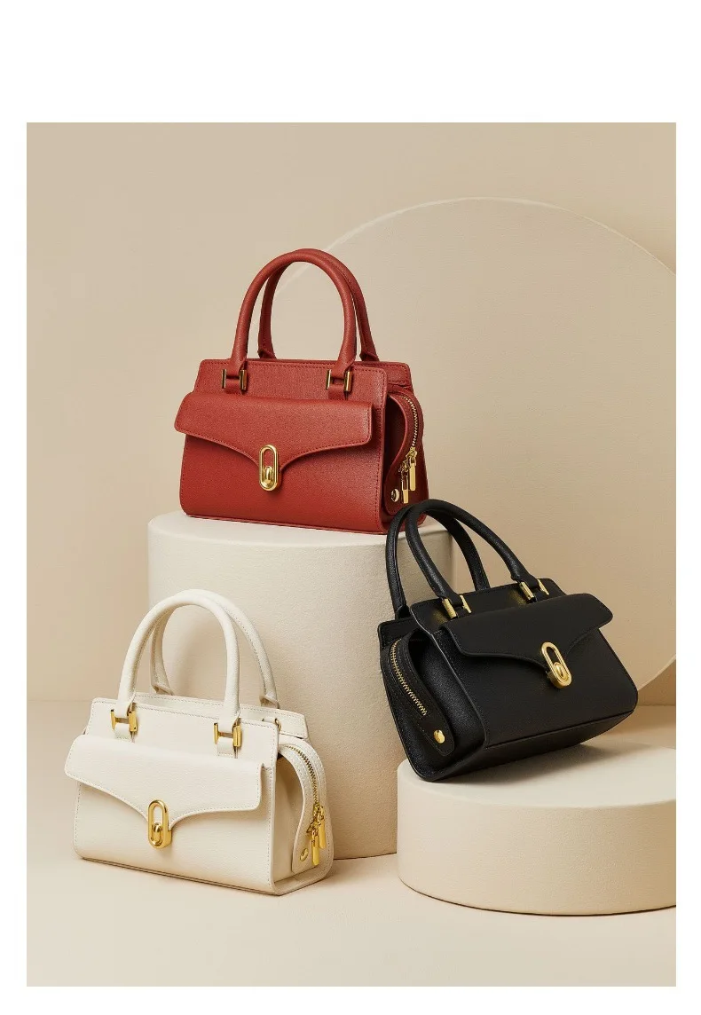 Große Damen Ledertasche Retro Umhängetasche Für Jeden Anlass_voghion.com
