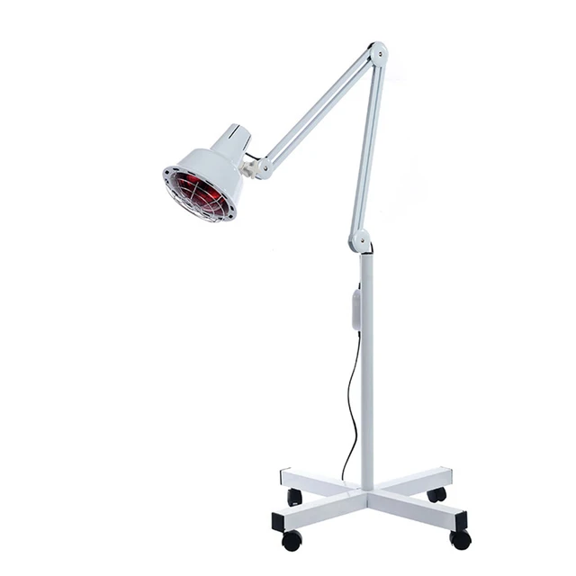 Lámpara De Luz Roja Infrarroja 275W - Para Alivio Del Dolor, Terapia De Calor, Con Clip Ajustable