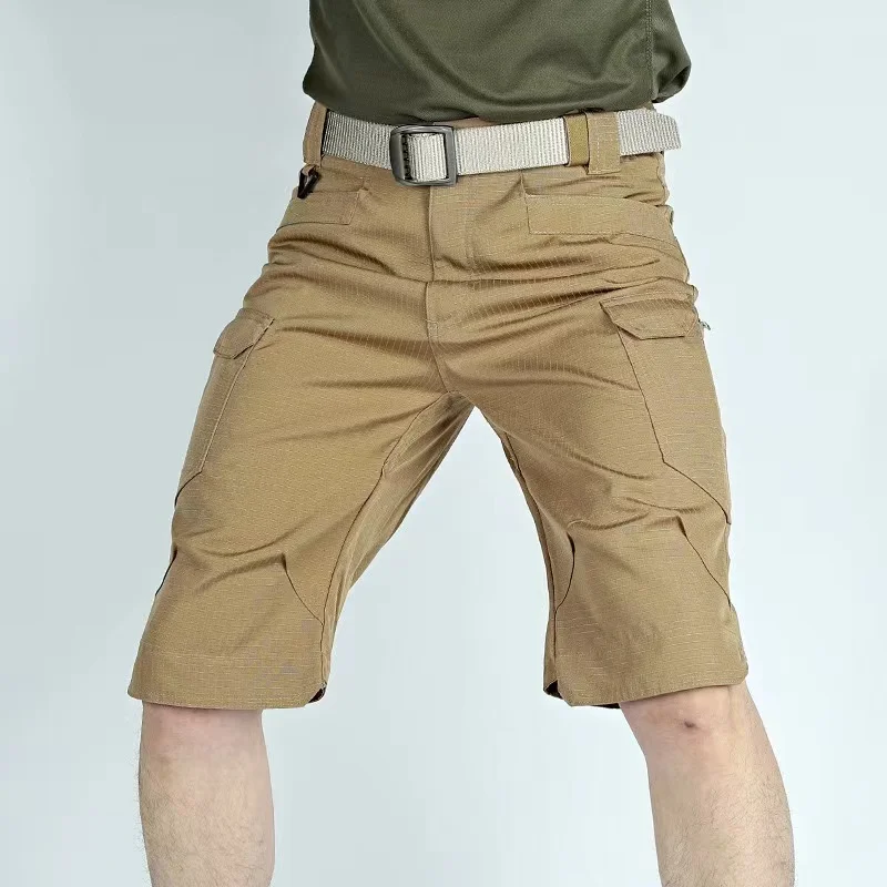 Men M-6XL Ripstop Outdoor Cargo Tactical Shorts Summer Waterproof Urban Shorts Trekking Camping Hiking Climbing Panttdoor Sport