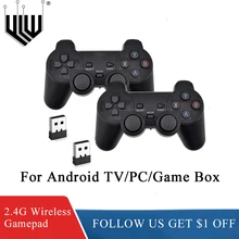 2.4G Wireless Gamepad USB Controller For Android TV Box PC Video Game Console Game Box Game Stick For Kids Christmas Gift