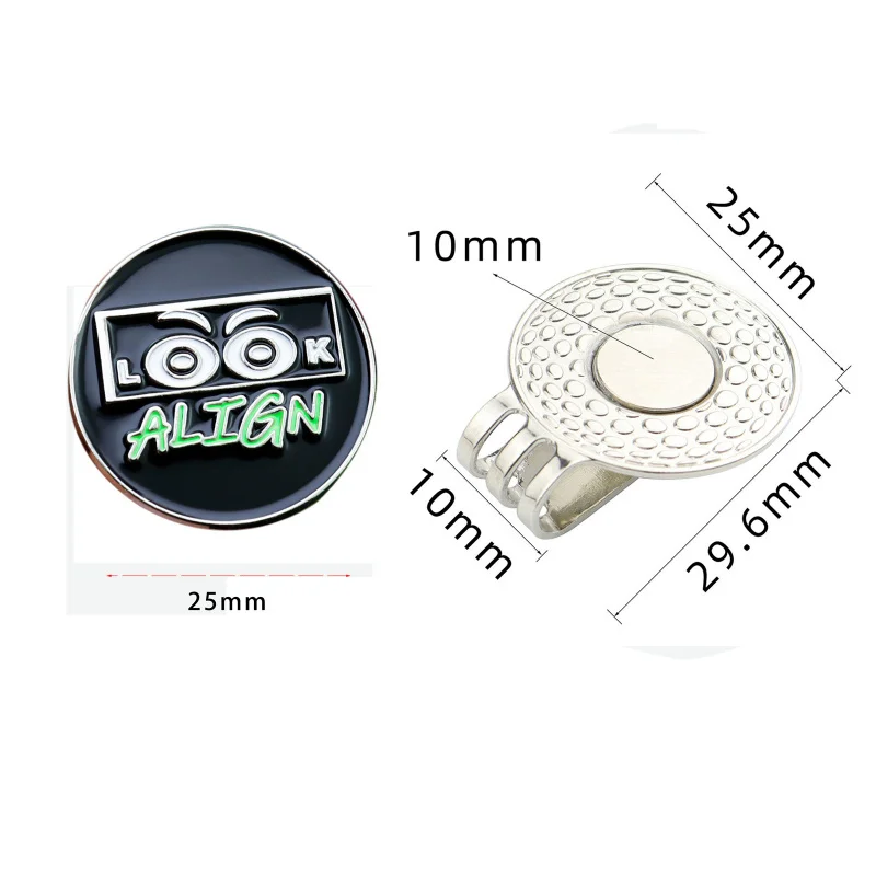 【 New 】 New creative metal enamel ball marker with golf accessories