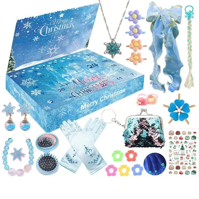 thumbnail image 1 of Calendario de Adviento de Navidad de 24 días con bloques de construcción, caja de bricolaje, cascanueces, ladrillos de Papá Noel para niños, regalo de Navidad, calendario de cuenta regresiva, 1 of 5