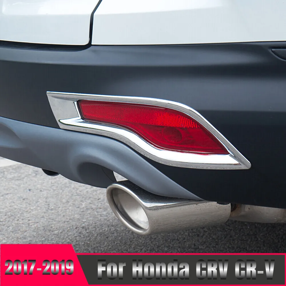 ABS plastic Chrome Auto exterior accessories Car Rear Fog Light Lamp