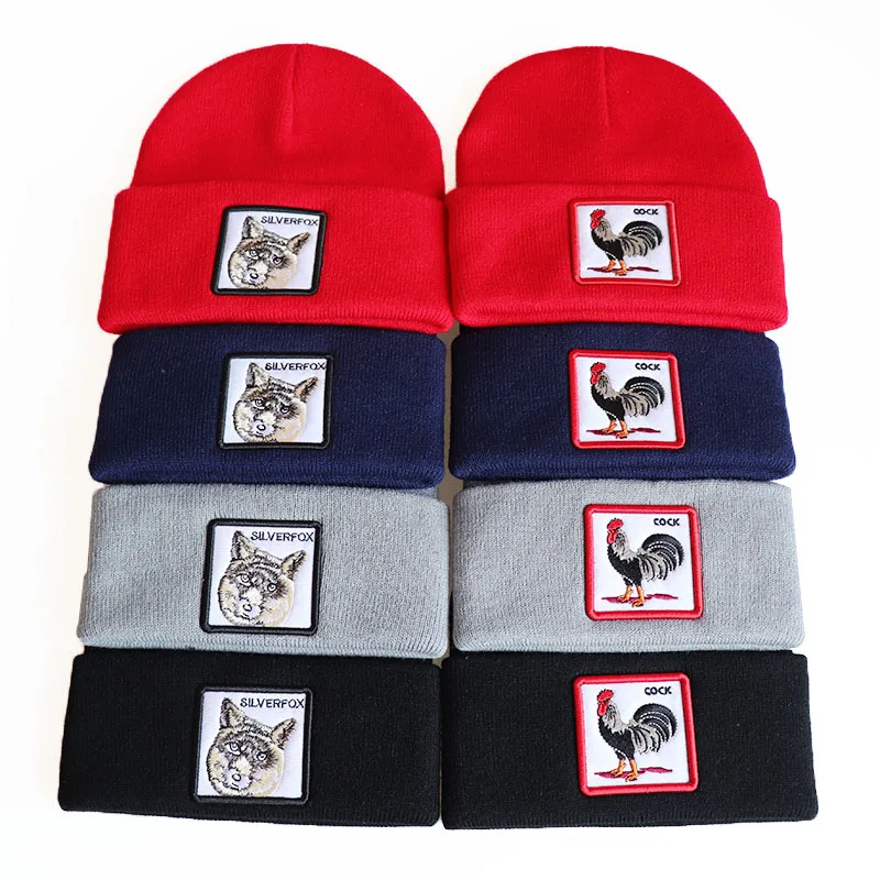 Cartoon Beanie Women Beanie Cartoon Animal Beanie Cartoon Cotton
