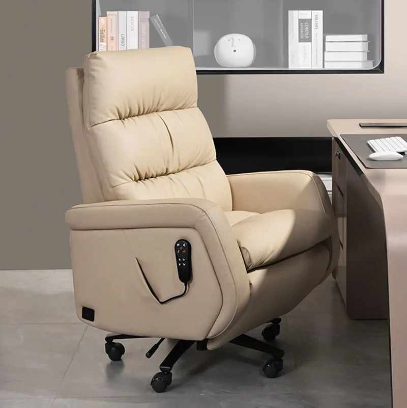 Back Support Office Chair Designer Mechanism Leather Wheels Office Chair Massage White Study Kids Sillas De Oficina Furnitures cover waterproof designer office chair headrest back support recline gaming game chairs living room silla de oficina furnitures