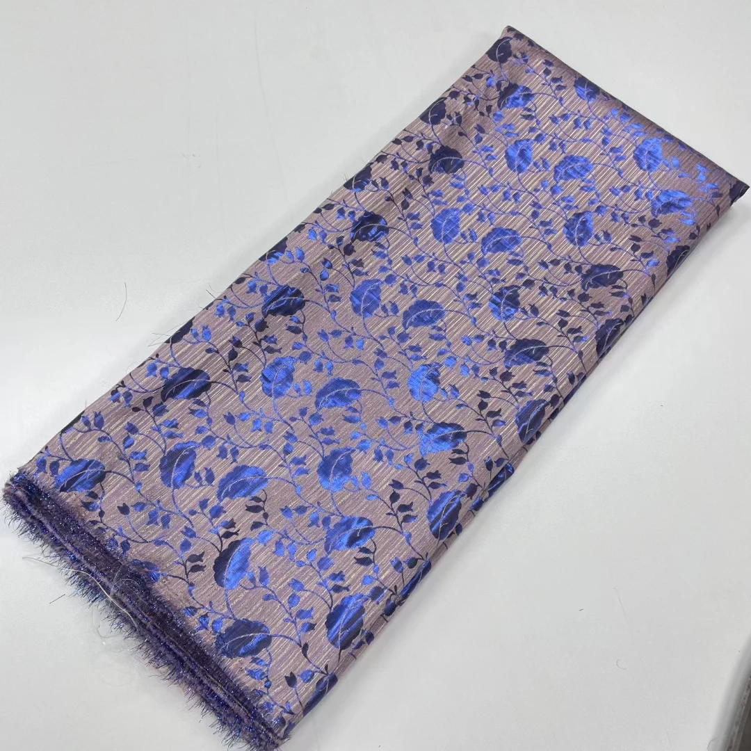 

2023 French Tulle Lace Fabric High Quality African Brocade Jacquard Lace Fabric For Nigerian Women Party Dress Sewing KRC23214