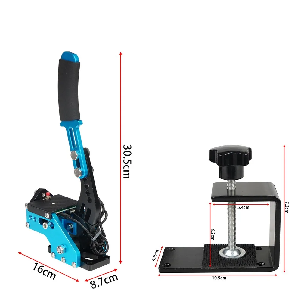 Universal PC USB Handbrake with Fixing Clamp Bracket For PS4/PS5 For Thrustmaster T300 SIM Racing Game